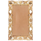 Vidaxl zrcalo roke -Cut 80x50 cm trden mango les rjava
