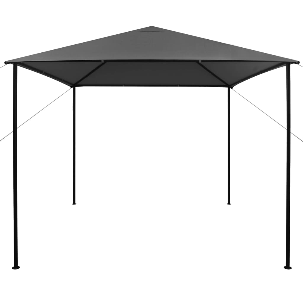 Vidaxl Arbor 180 g m² 3x3 m Anthracite prach a ocel