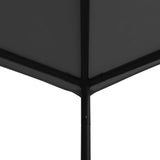 Vidaxl Arbor 180 g m² 3x3 m Anthracite prach a ocel