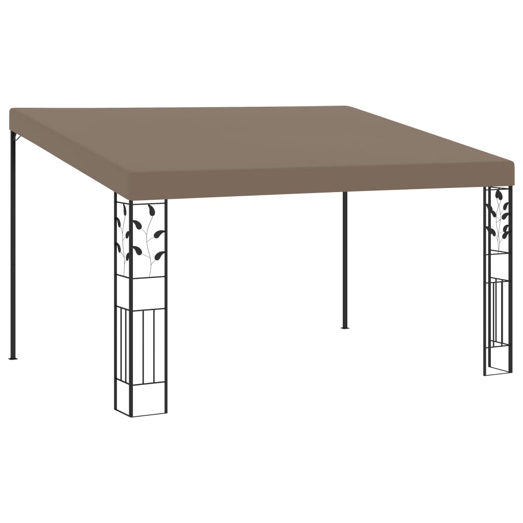 VidaXL Wall gazebo 4x3x2.5 m taupe