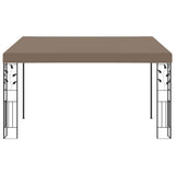 VidaXL Wall gazebo 4x3x2.5 m taupe