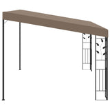 VidaXL Wall gazebo 4x3x2.5 m taupe