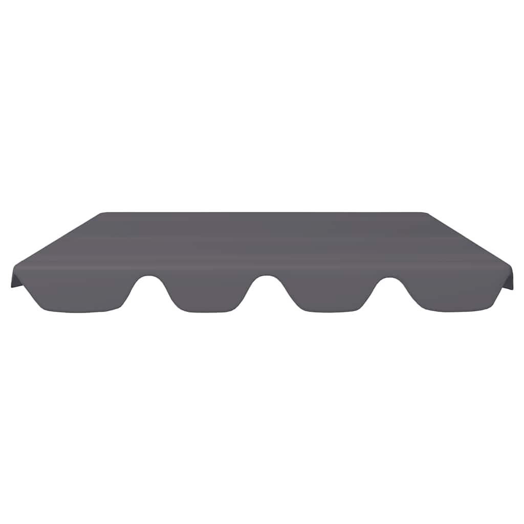 Vidaxl Slip de remplacement pour le banc de swing 188 168x145 110cm anthracite