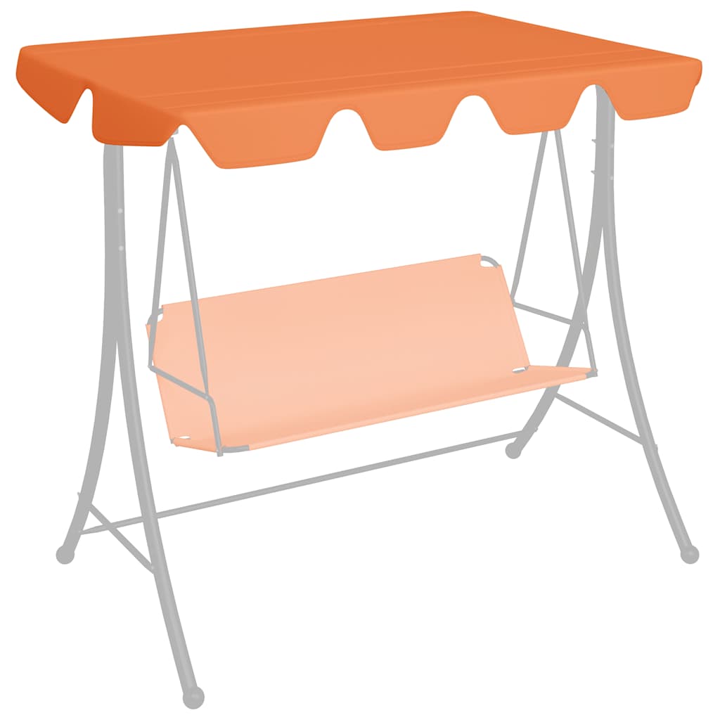 Vidaxl erstatningsslipp for swing Bench 188 168x145 110 cm oransje