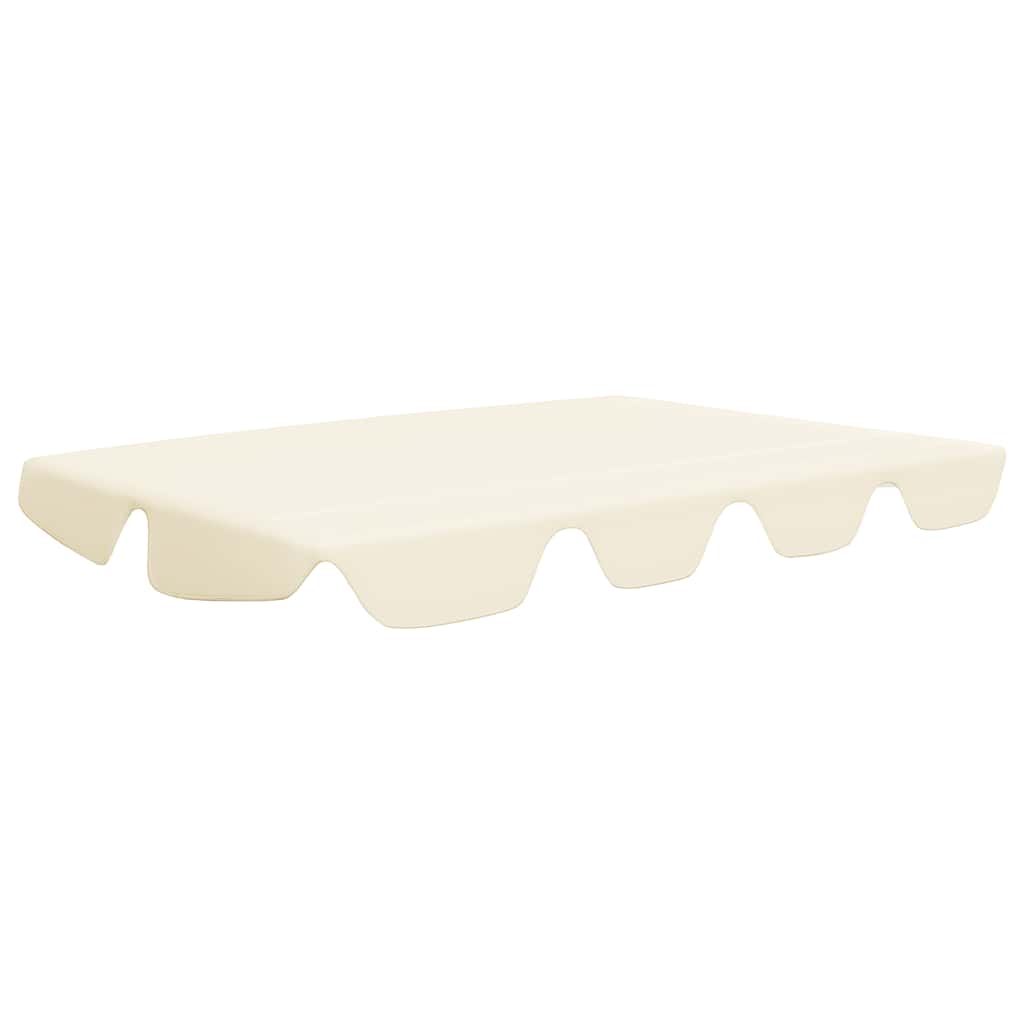 Vidaxl Slip de remplacement pour le banc de swing 150 130x105 70cm de couleur crème