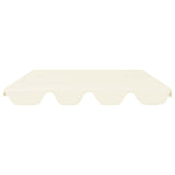 Vidaxl Slip de remplacement pour le banc de swing 150 130x105 70cm de couleur crème