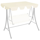 Vidaxl Slip de remplacement pour le banc de swing 150 130x105 70cm de couleur crème