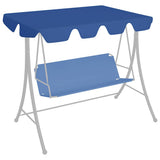 Deslizamiento de reemplazo de Vidaxl para el banco swing 150 130x105 70 cm azul