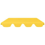 Vidaxl erstatningsslipp for svingbenk 150 130x105 70 cm gul