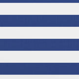 Vidaxl Balcony screen 120x300 cm Oxford fabric white and blue