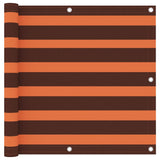 Vidaxl Balcony screen 90x300 cm Oxford fabric orange and brown