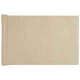 Vidaxl balkongskärm 90x300 cm oxford tyg beige