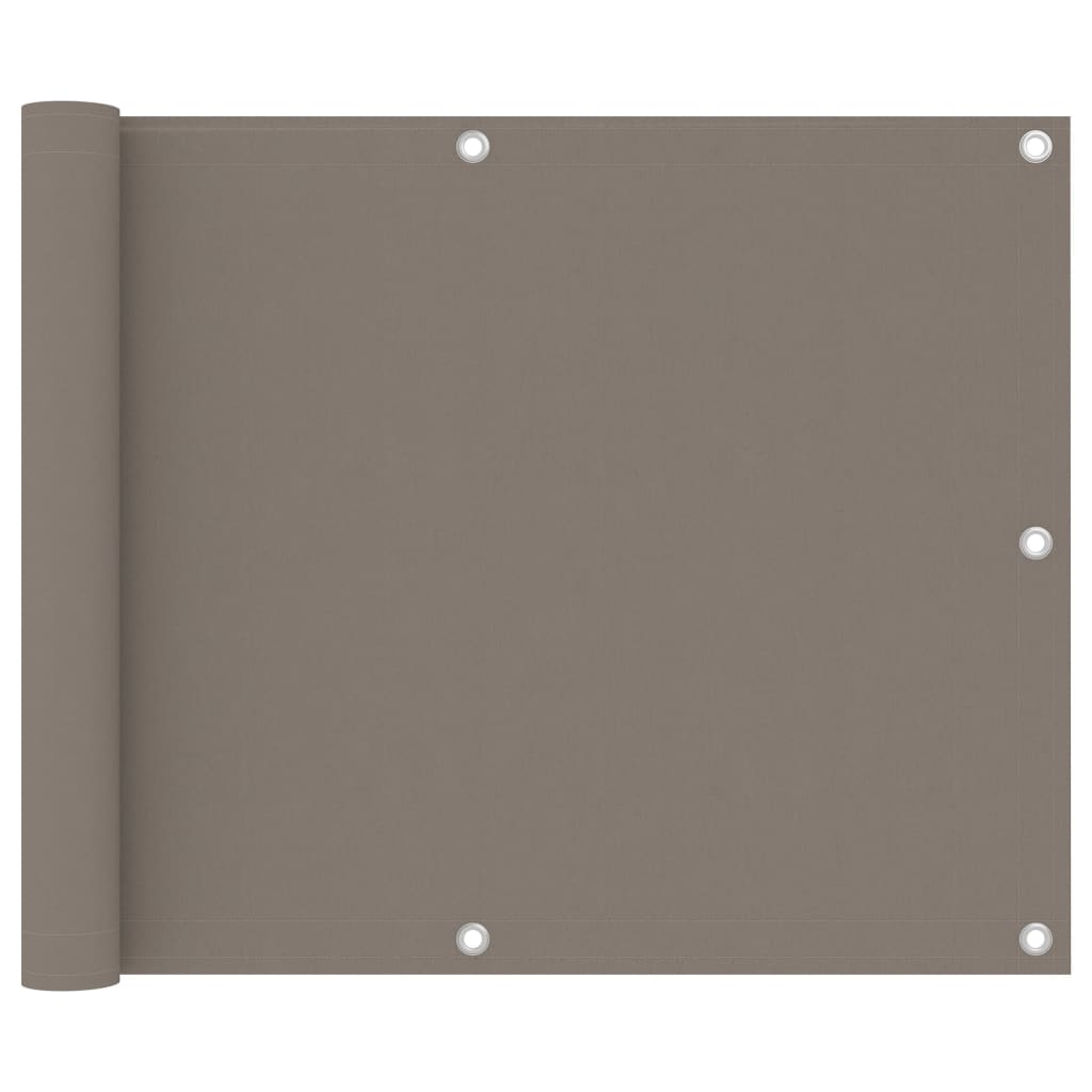 Vidaxl Balkon-Écran 75x300 cm Oxford Stoff Taupe