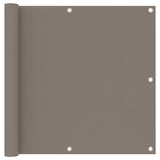 Vidaxl Balcony screen 90x300 cm Oxford fabric taupe