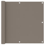 Vidaxl Balkon Écran 90x500 cm Oxford Stoff Taupe