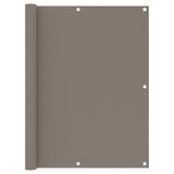 Vidaxl Balcony screen 120x600 cm Oxford fabric taupe