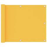 Vidaxl Balcony Screen 75x300 cm tessuto Oxford giallo
