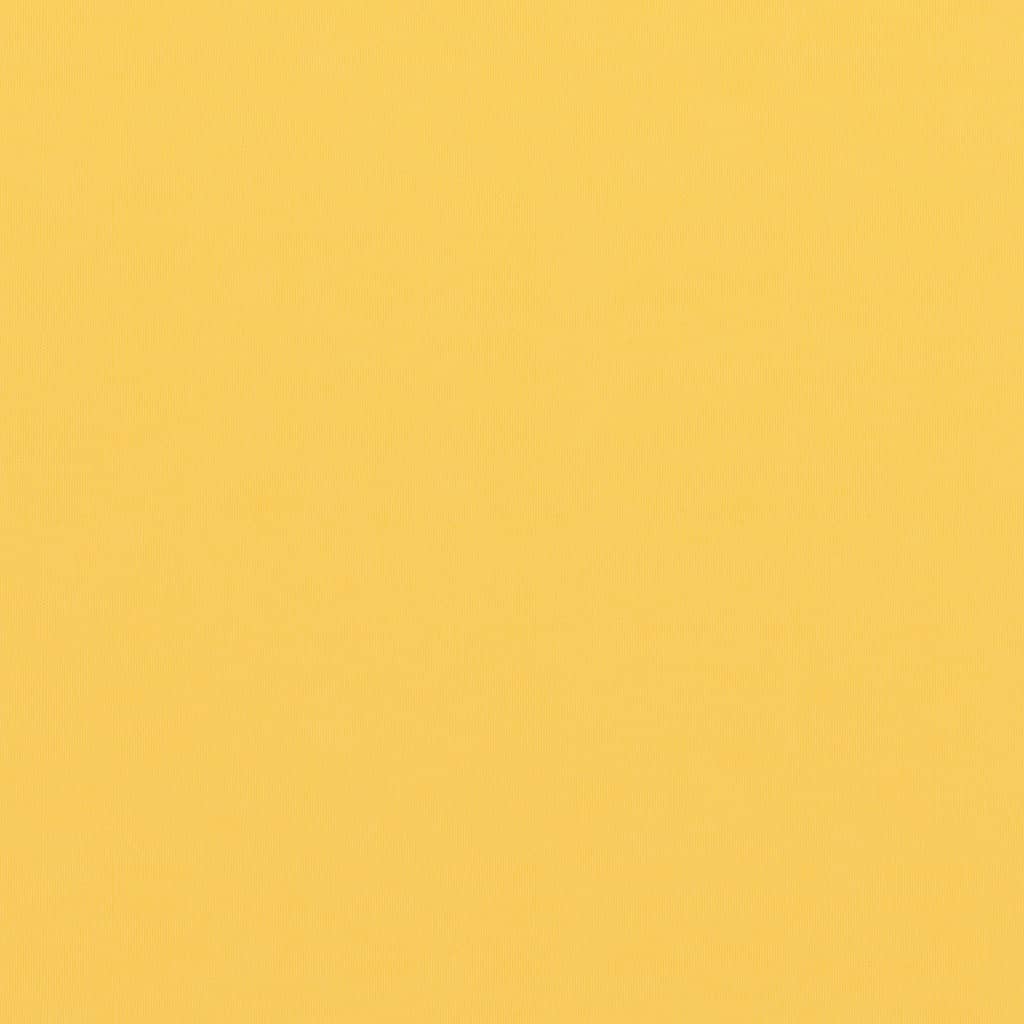 Écran de balcon Vidaxl 75x500 cm Oxford Fabric jaune