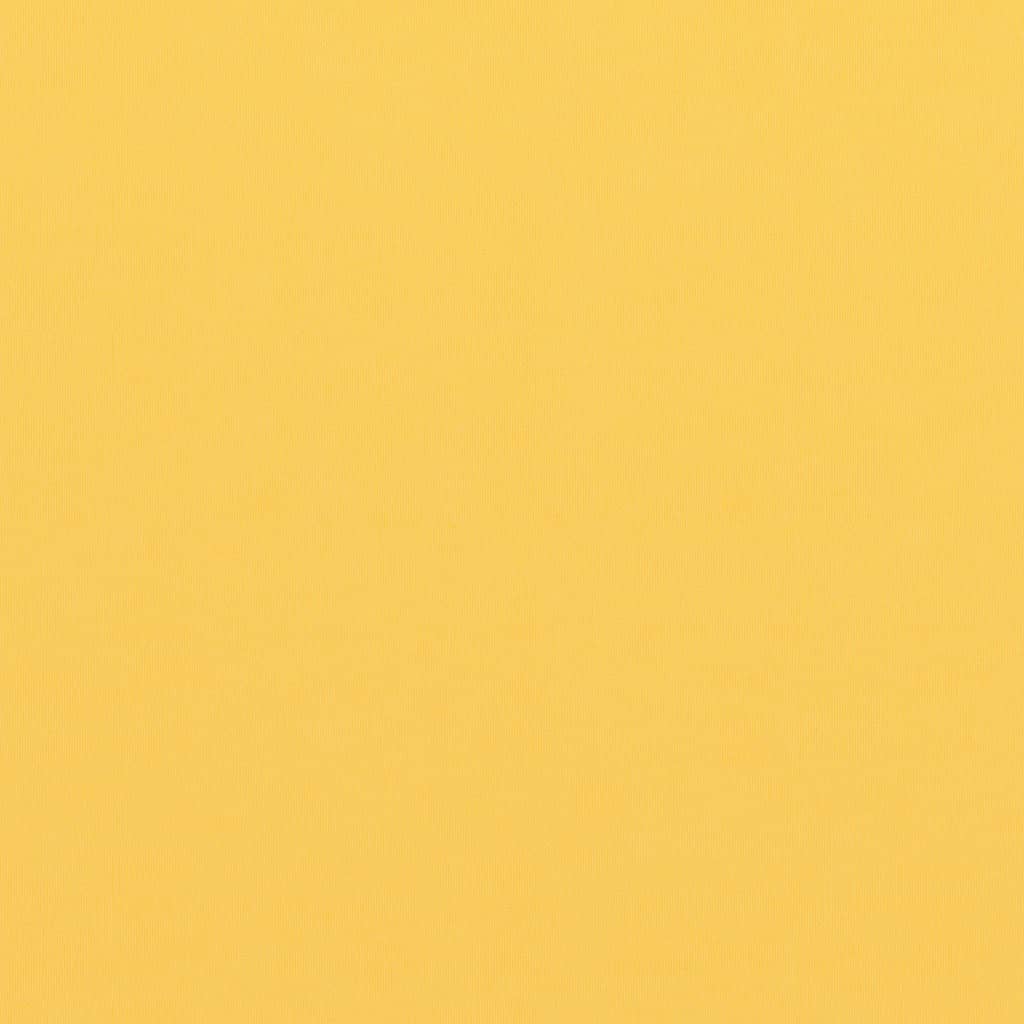 Écran de balcon Vidaxl 90x400 cm Oxford Fabric jaune