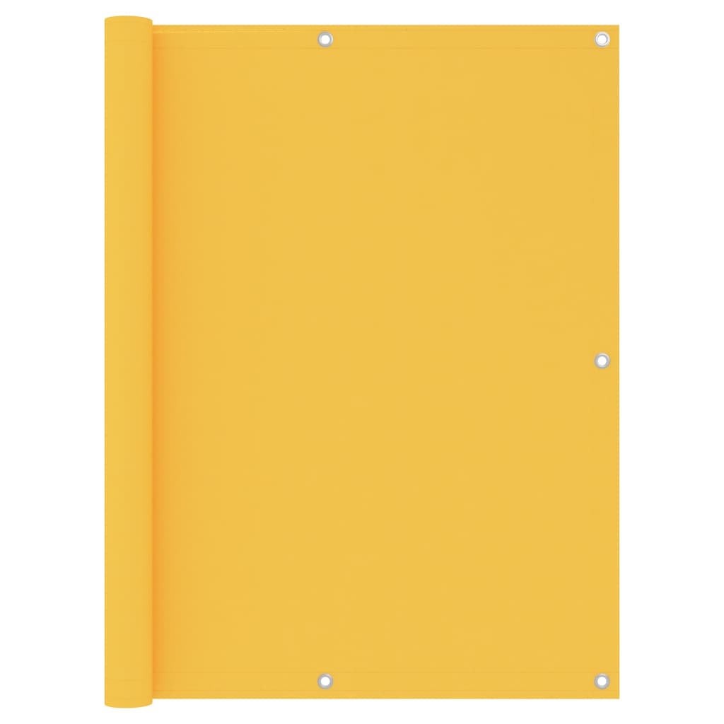 Vidaxl Balcony screen 120x400 cm Oxford fabric yellow
