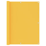 Vidaxl Balcony screen 120x400 cm Oxford fabric yellow