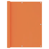 Écran de balcon Vidaxl 120x300 cm Oxford Fabric Orange