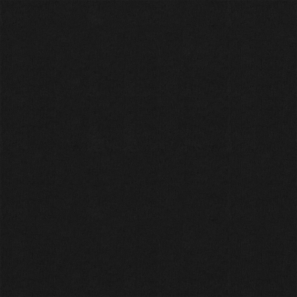 Pantalla de balcón Vidaxl 75x400 CM Oxford Fabric Negro