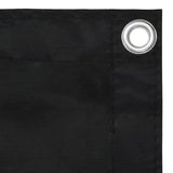 Vidaxl balkonskærm 120x600 cm Oxford stof sort