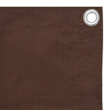 Balkon zaslon Vidaxl 75x400 cm Oxford tkanina rjava