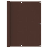 Vidaxl Balcony screen 120x600 cm Oxford fabric brown