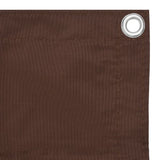 Balkon zaslon Vidaxl 120x600 cm Oxford tkanina rjava