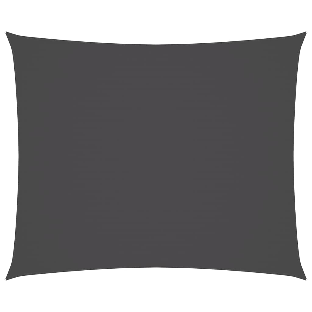 Vidaxl Sunshade Rectangular 2x3 M Oxford Fabric Anthracite -farvet