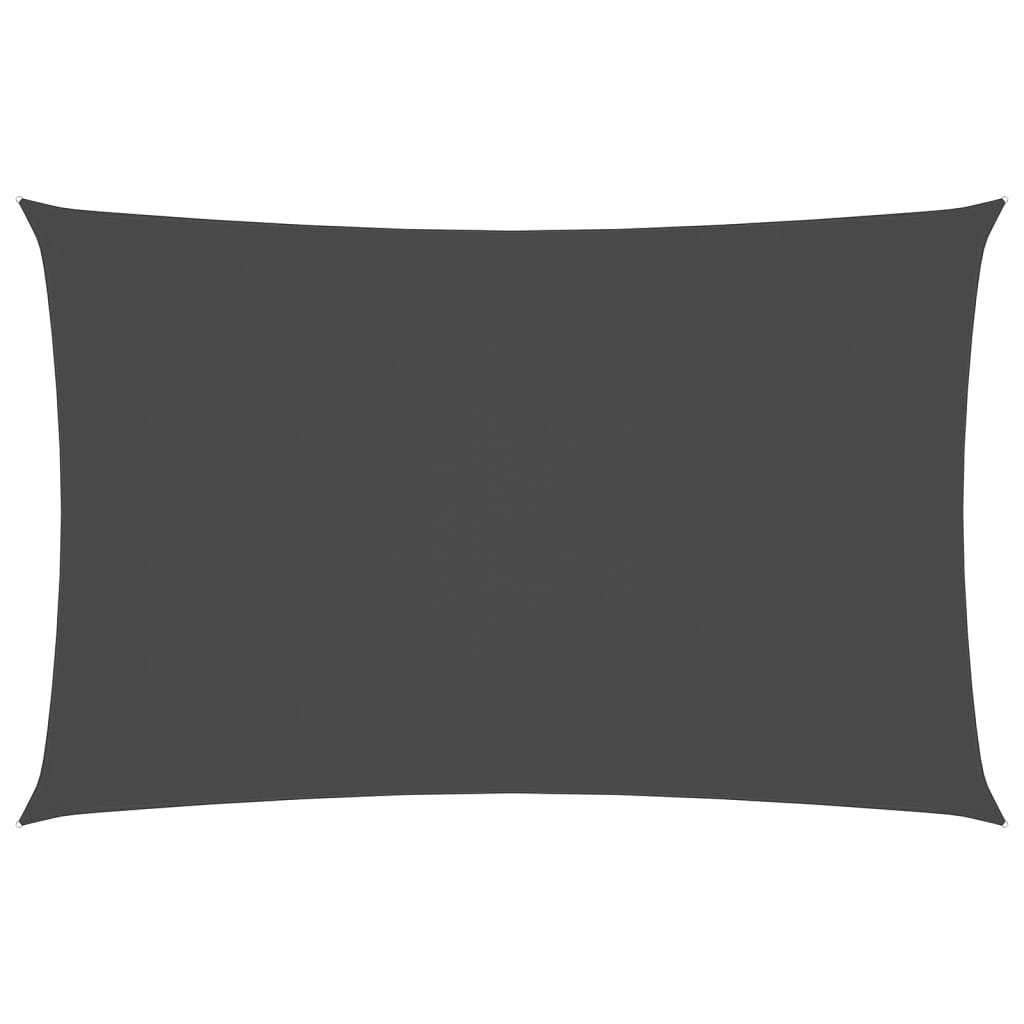 Vidaxl Sunshade Rectangular 2x5 M Oxford Fabric Anthracite -farvet