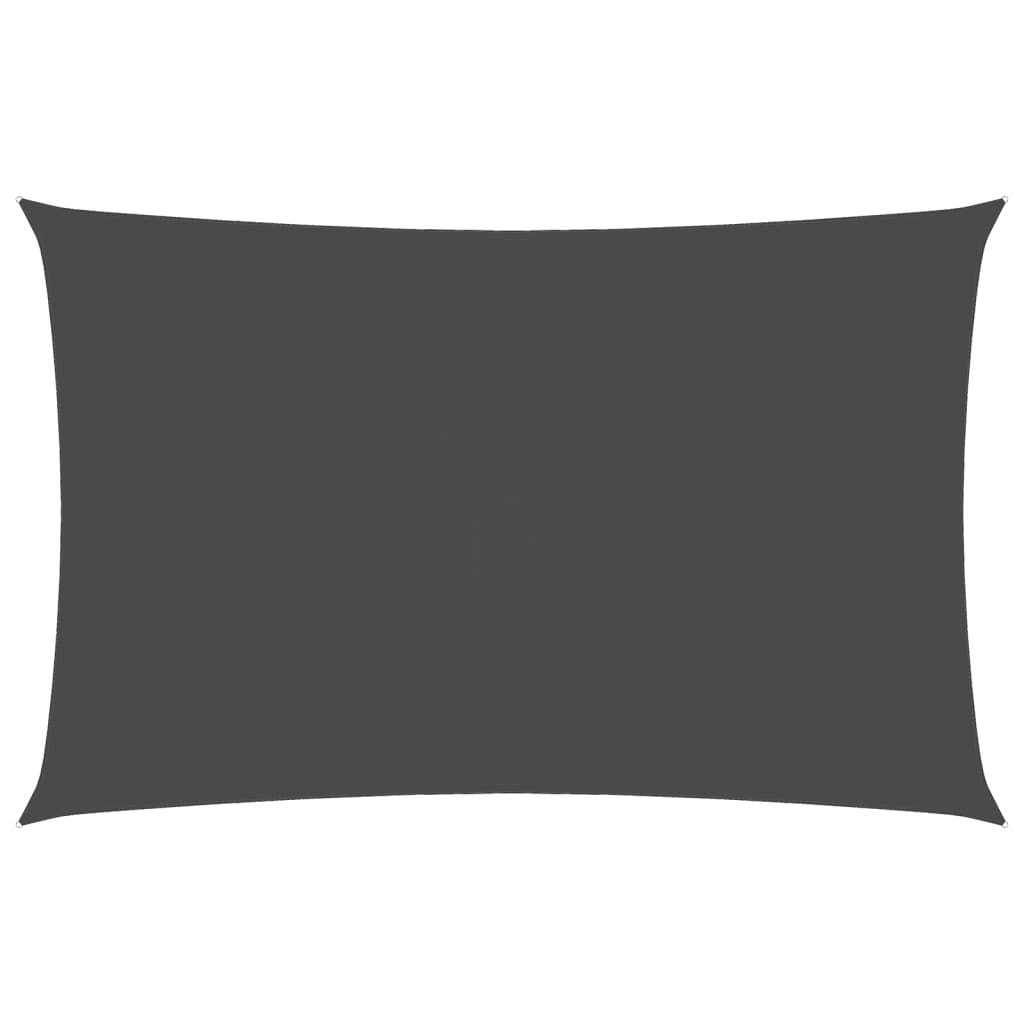 Vidaxl Sunshade Rectangular 2.5x5 M Oxford Fabric Anthracite -colored
