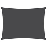 Vidaxl Sunshade Rectangular 3x5 M Oxford Fabric Anthracite -farvet