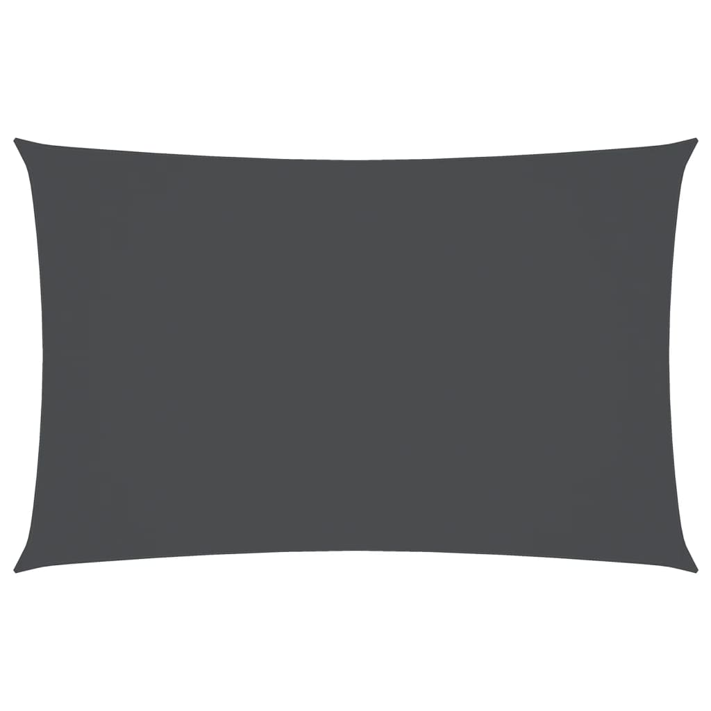 Vidaxl Sunshade Rectangular 3.5x5 M Oxford Fabric Anthracite -colored