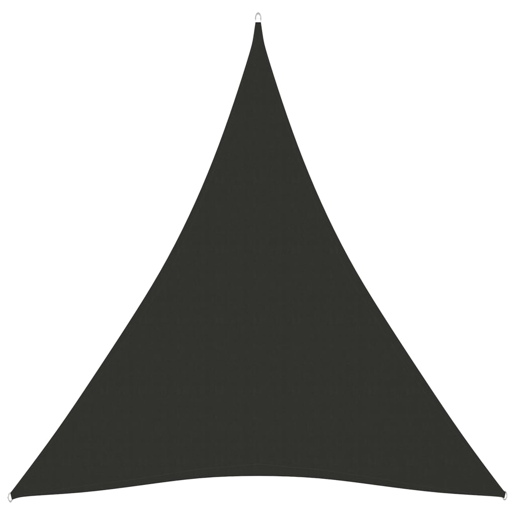 Vidaxl Sunshade Triangular 4x5x5 M Oxford Fabric Anthracite -farvet