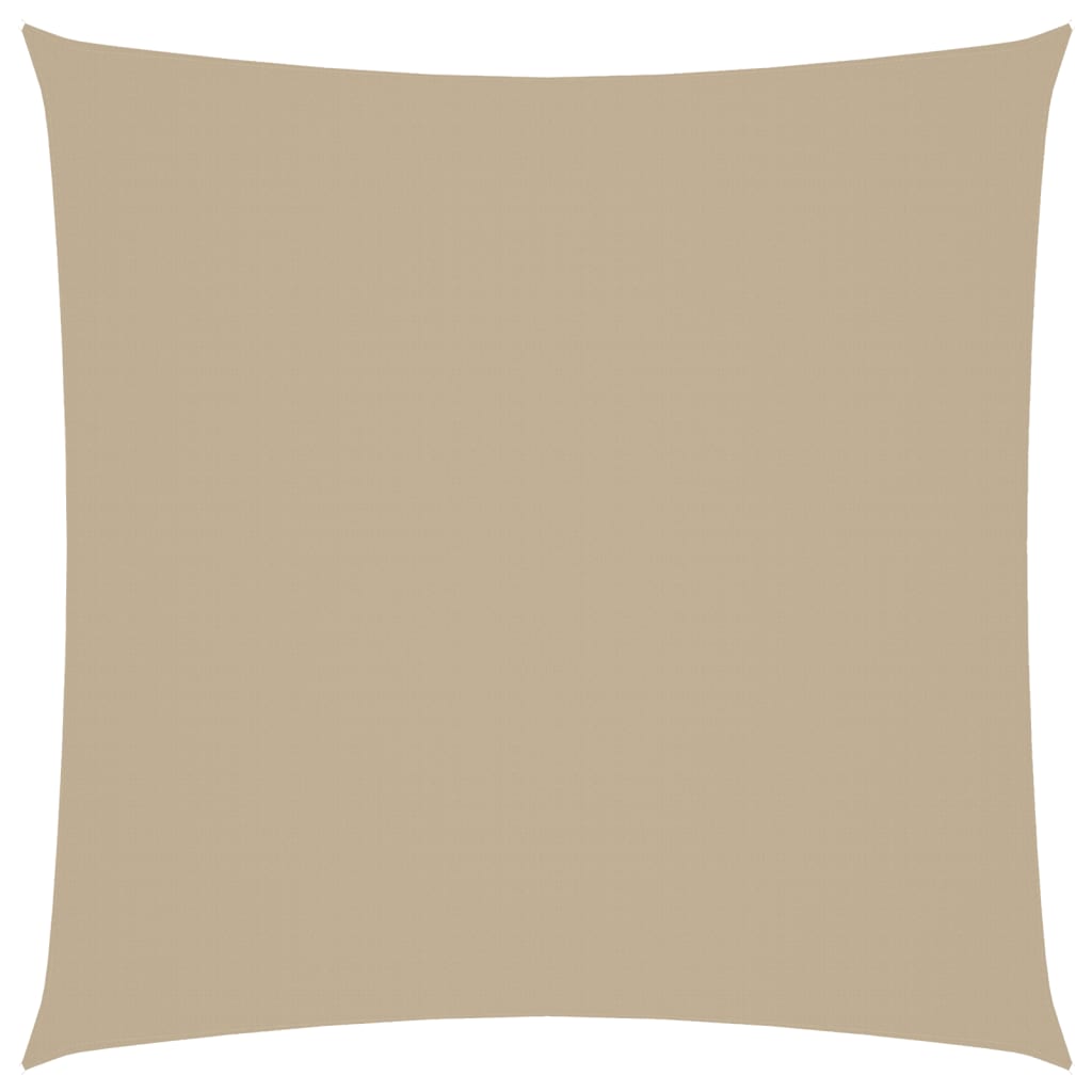 Vidaxl markise firkant 4x4 m oxford stof beige
