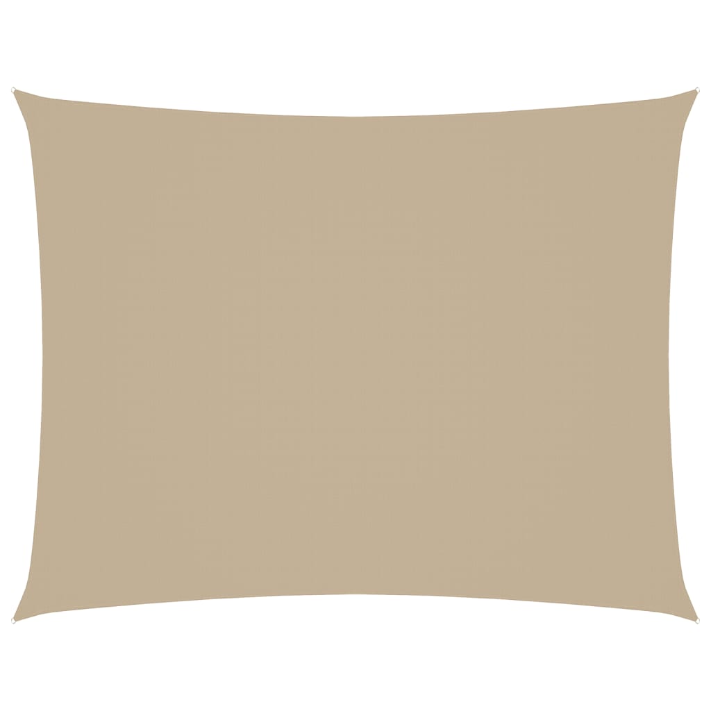 Vidaxl Sun Shade Rectangular 2.5x4 M in tessuto Oxford Beige