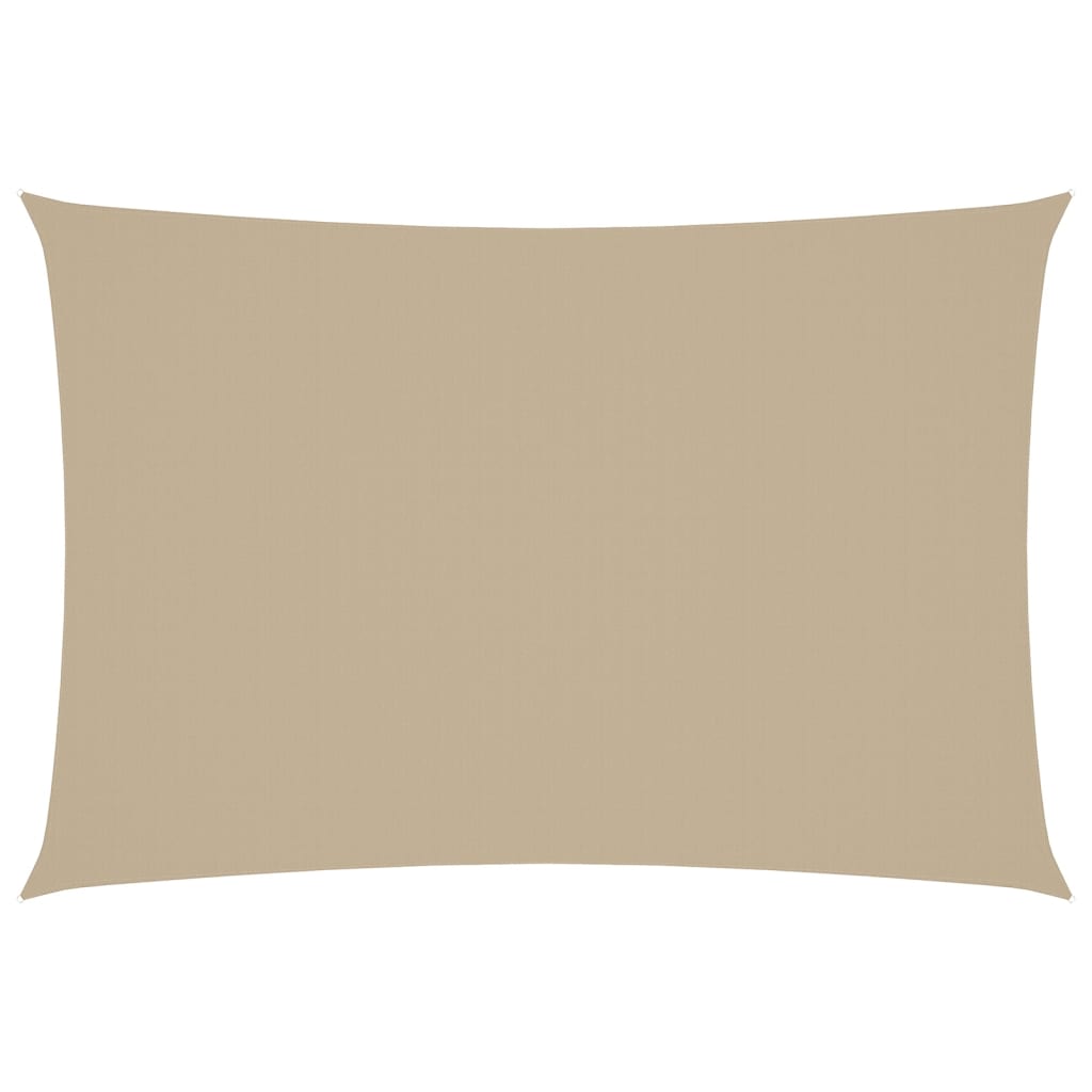 Vidaxl Sunshade Rectangular 3x5 M Oxford Fabric Beige