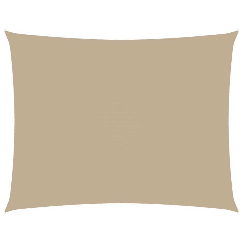 Vidaxl Sunshade Rectangular 3.5x4.5 m Oxford fabric beige