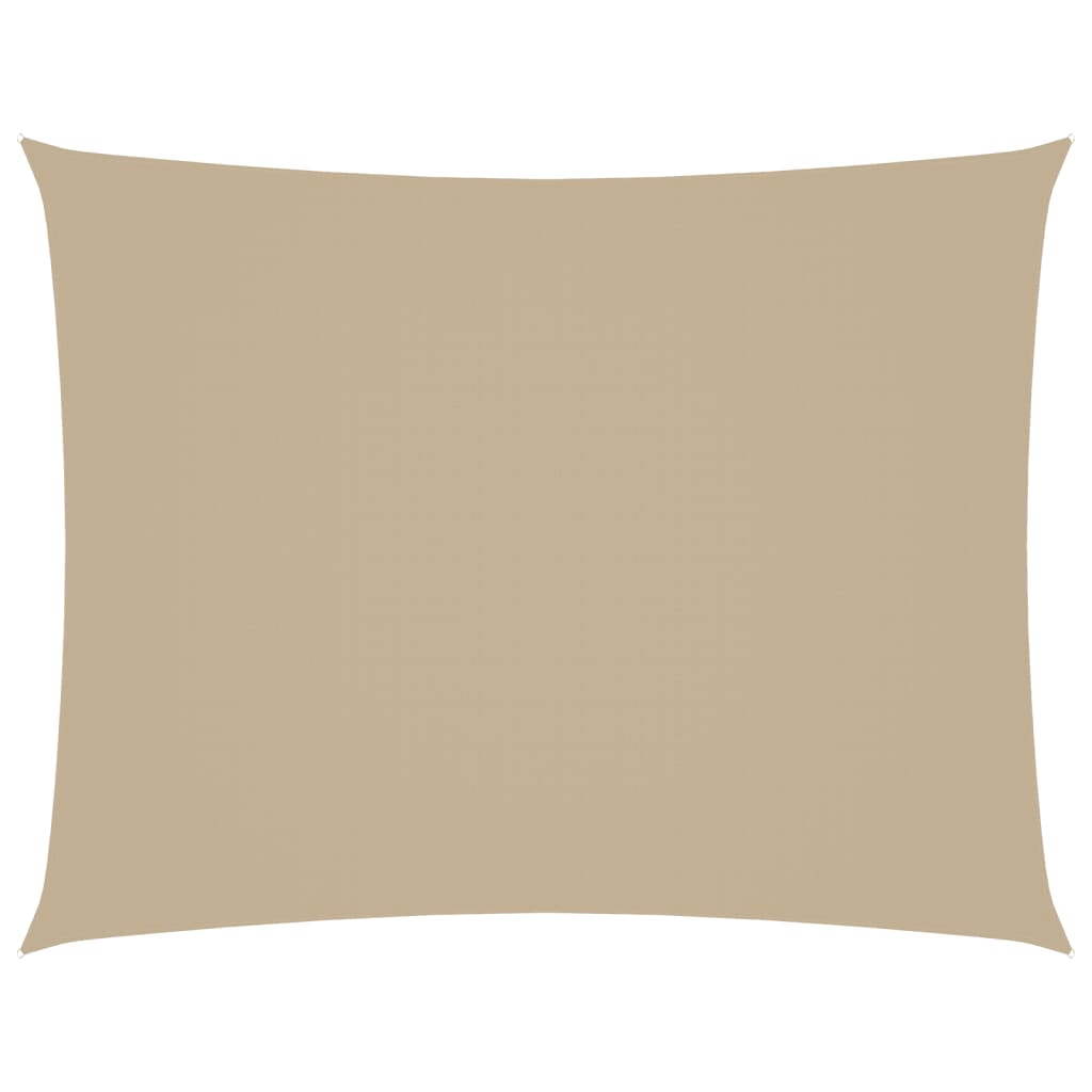 Vidaxl Sunshade rektangulær 3,5x5 m Oxford Stof beige