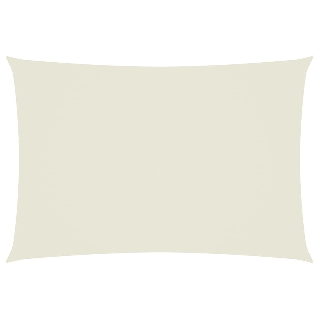 Vidaxl Sunshade Rectangular 2,5x4,5 m Oxford Fabric Crème -farvet