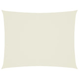 Vidaxl Sunshade Rectangular 3x4 M Oxford Fabric Cream -farvet