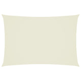Vidaxl Sunshade Rectangular 3x5 M Oxford Fabric Crème farvet