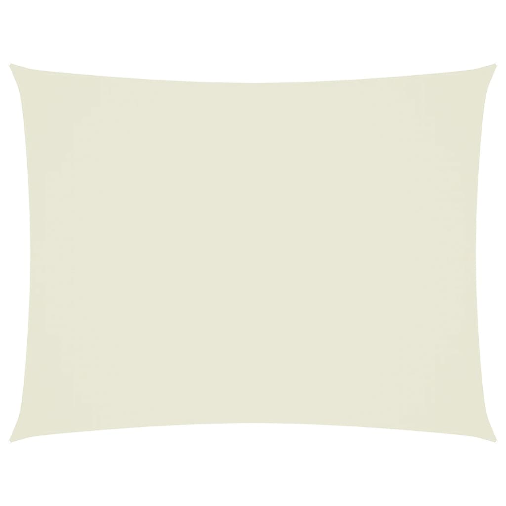 Vidaxl Sunshade Rectangular 3x6 M Oxford Fabric Crème farvet