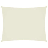 Vidaxl Sunshade Rectangular 3x6 M Oxford Fabric Crème farvet