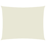 Vidaxl Sunshade Rectangular 3,5x4,5 m Oxford Fabric Crème -farvet