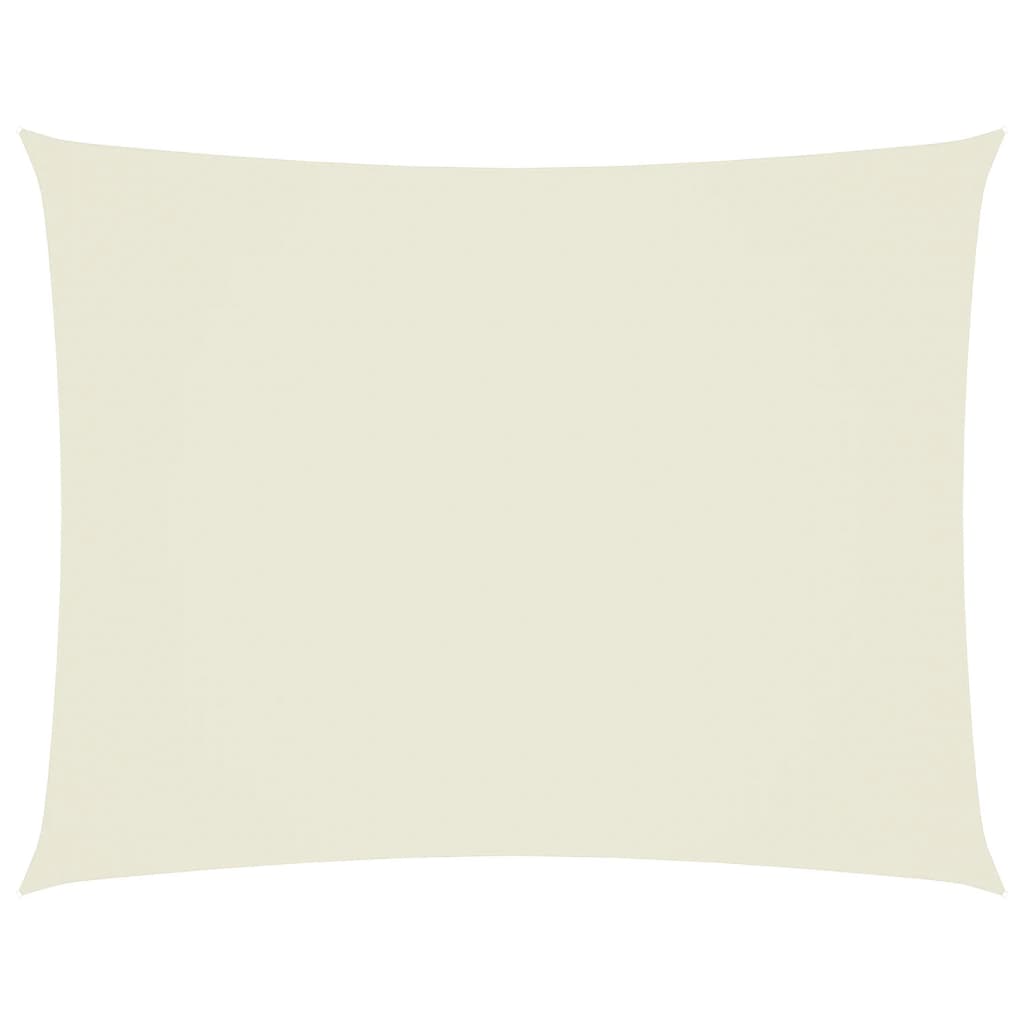 Vidaxl sunshade Rectangular 3.5x5 m oxford fabric crème -colored