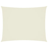 Vidaxl sunshade Rectangular 3.5x5 m oxford fabric crème -colored